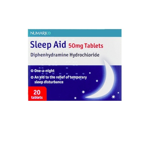 Sleep Aid 50mg 20 Tablets