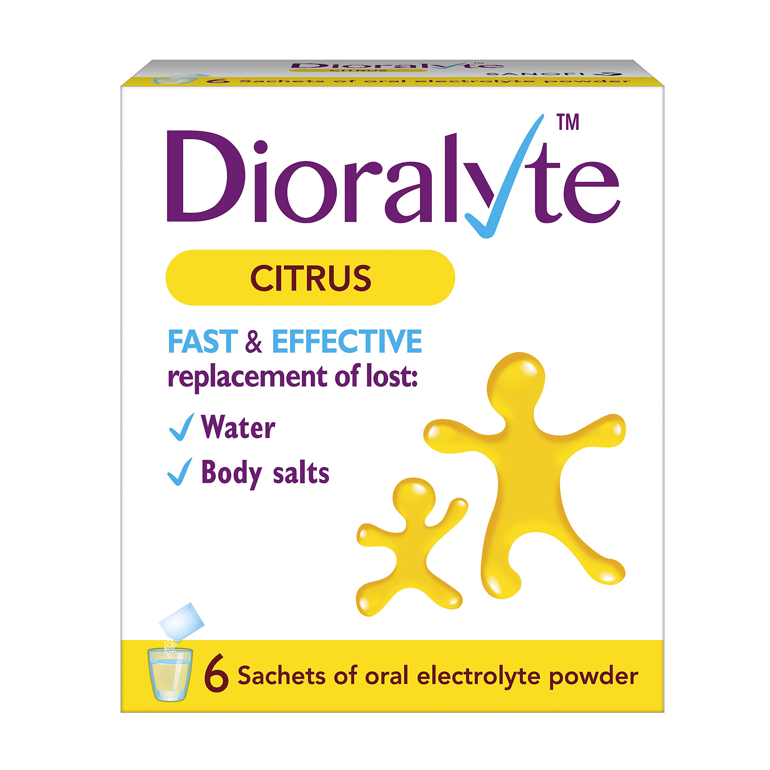 Dioralyte Sachets Citrus – 6 Sachets