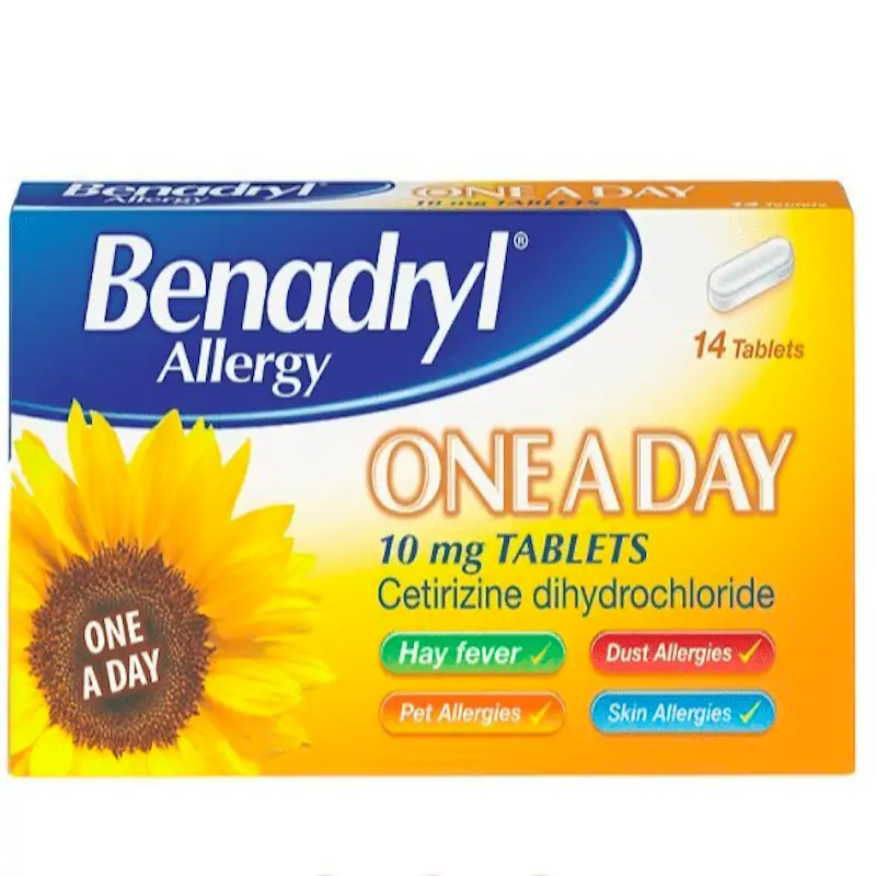 Benadryl One a Day Allergy Tablets 14 Tablets