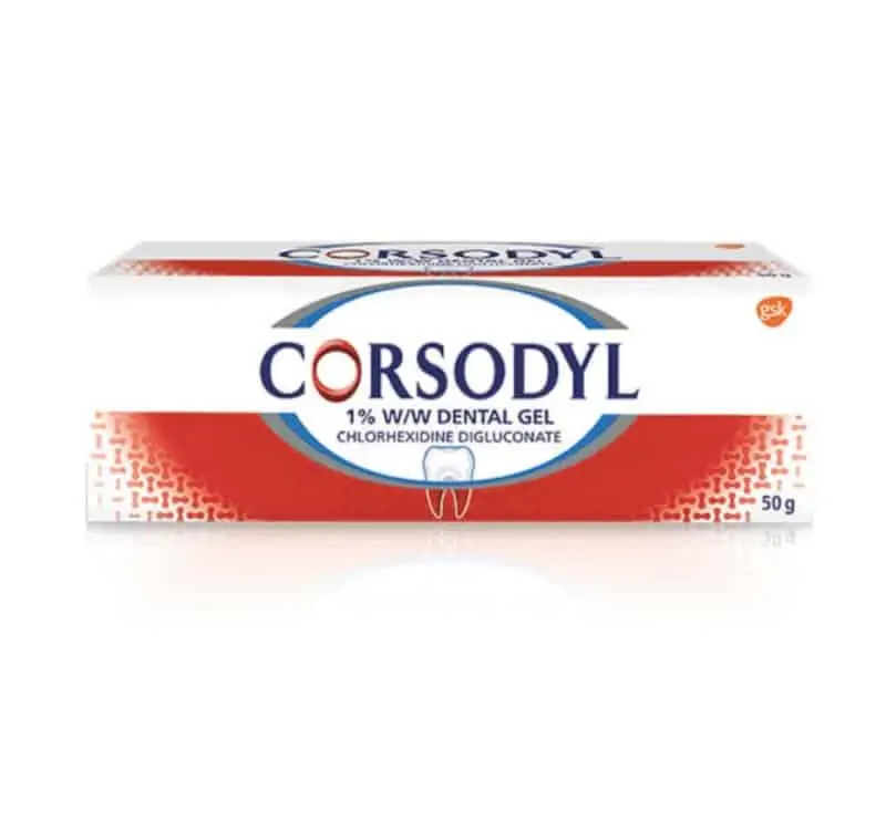 Corsodyl 1% w/w Dental Gel 50g