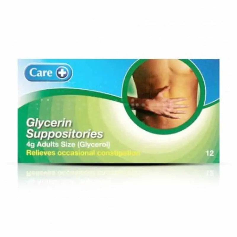 Glycerin Suppositories 4g Adults 12’s