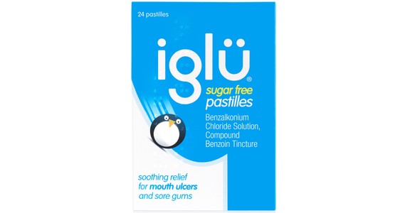 Iglu Sugar Free Pastilles for Mouth Ulcers Pack of 24