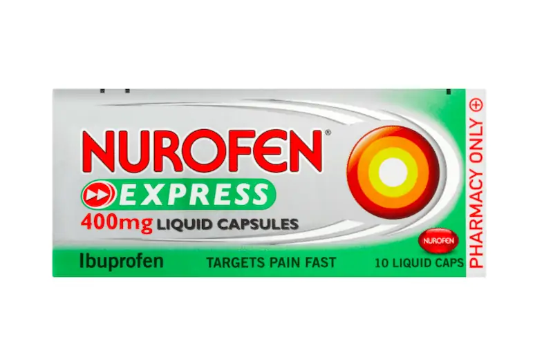 Nurofen Express 400mg 10 Liquid Capsules
