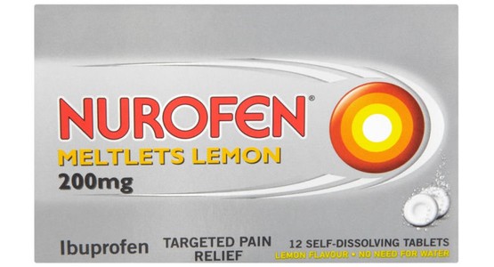 Nurofen Meltlets Tablets Pack of 12