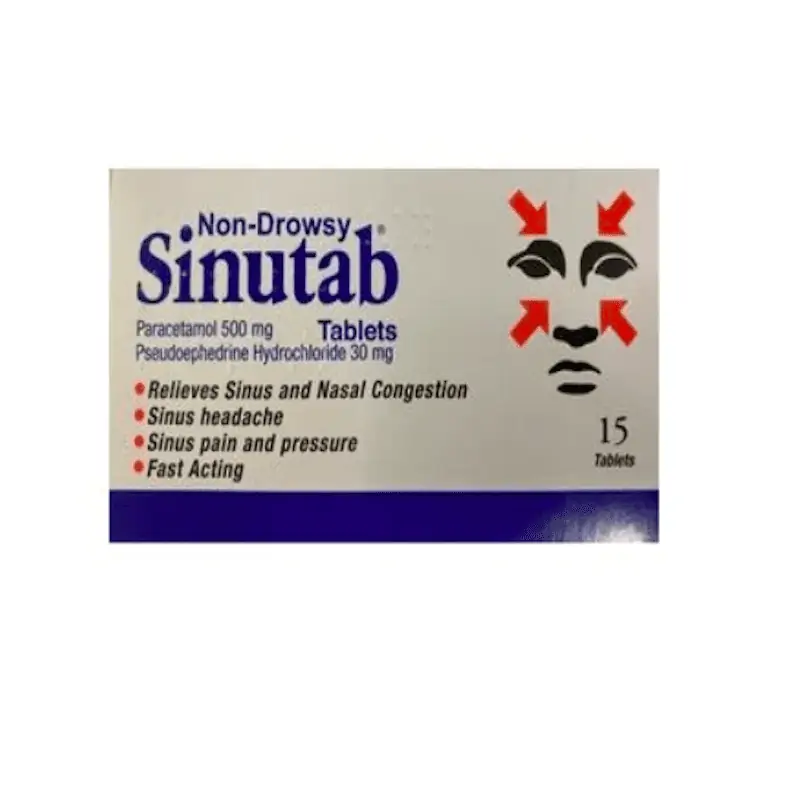 Sinutab 15 Tablets